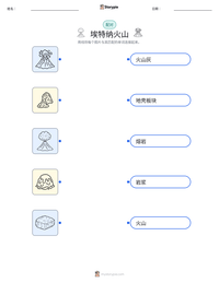 埃特纳火山 可打印工作表预览