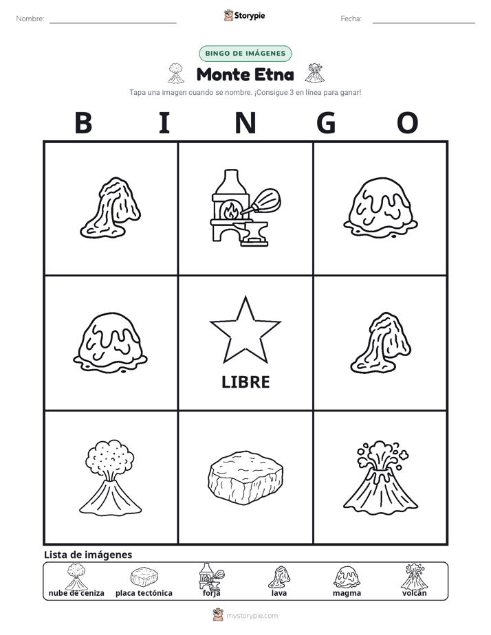 Bingo de Imágenes
