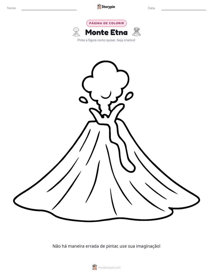 Página para colorir