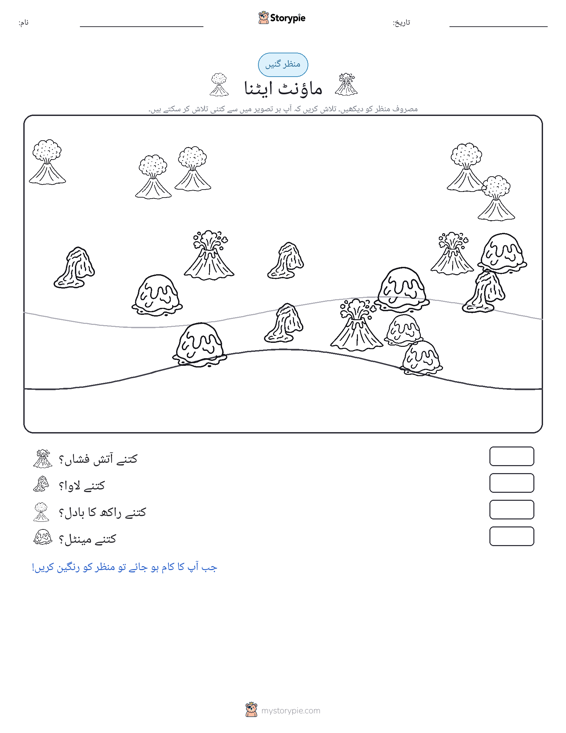 گنتی کا منظر