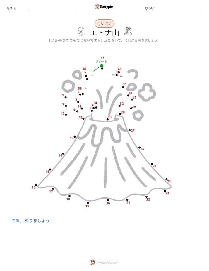 点つなぎ
