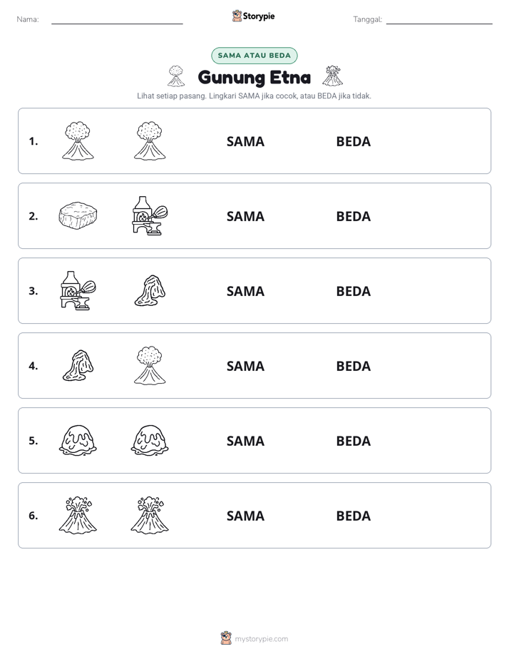 Sama atau Berbeda