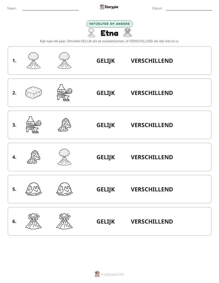 Zelfde of Verschillend
