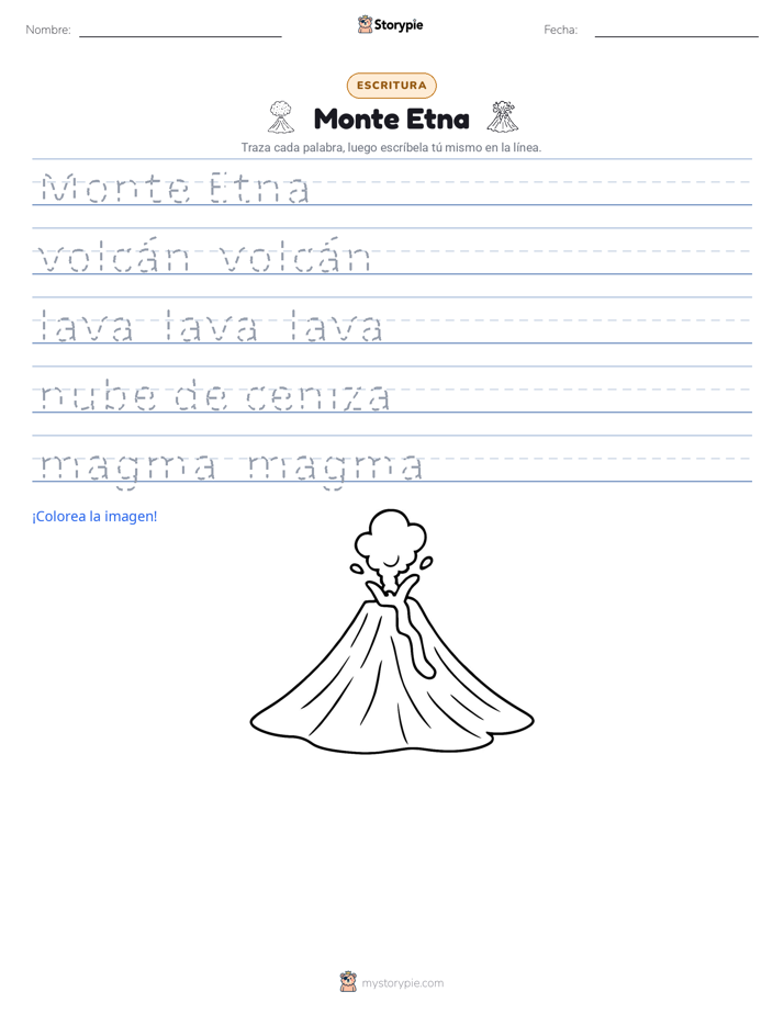 Práctica de Escritura