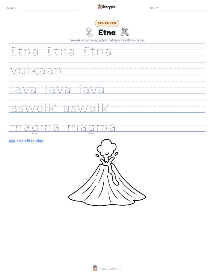 Schrijf Oefening