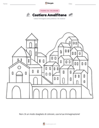 Anteprima della scheda stampabile di Costiera Amalfitana