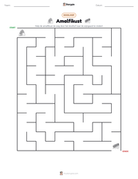 Amalfikust afdrukbare werkblad voorbeeld