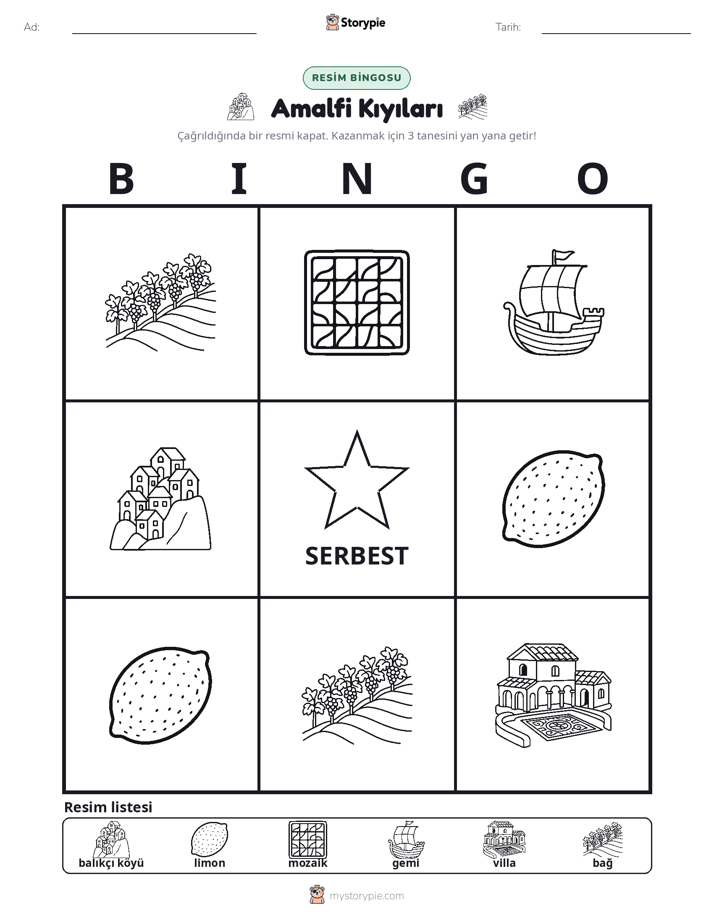 Resim Bingo