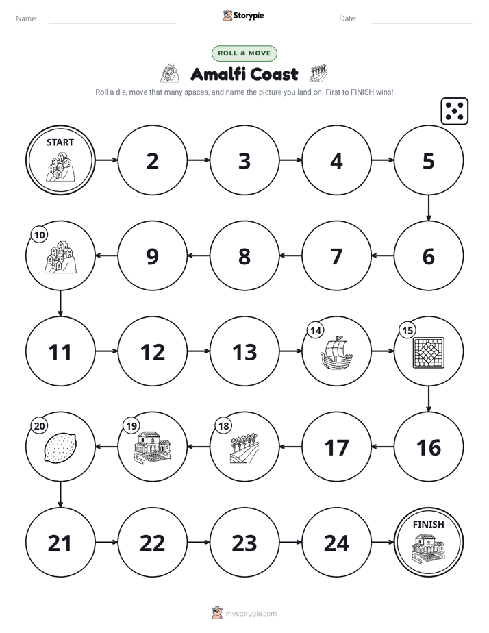Roll & Move Game