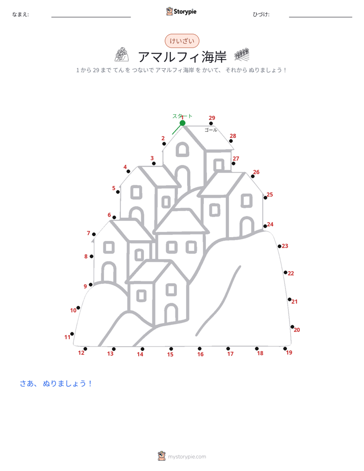 点つなぎ