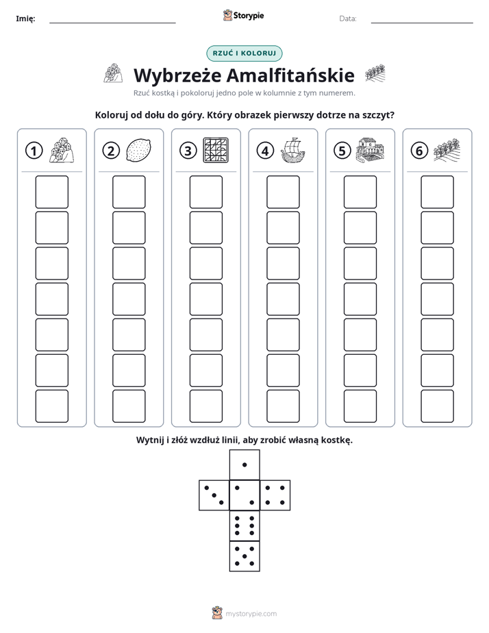 Rzuć i koloruj