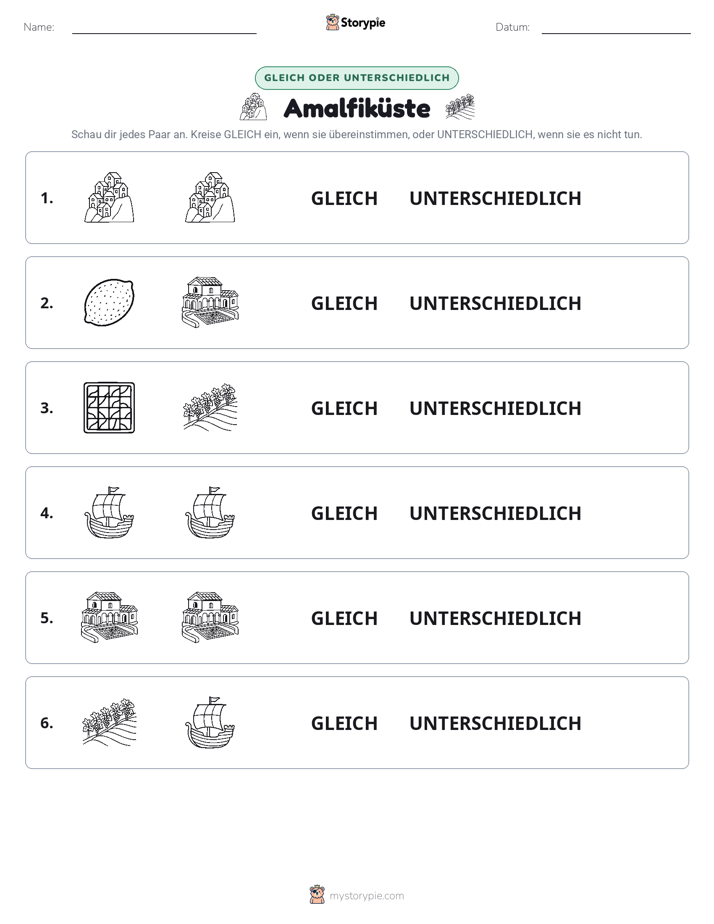 Gleich oder Anders