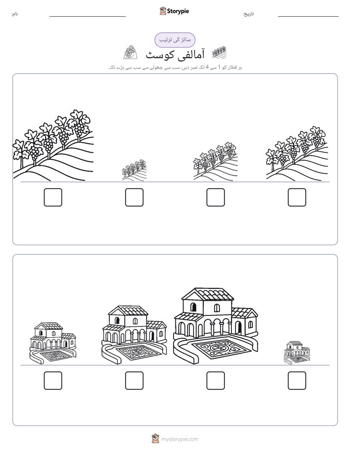 سائز کی ترتیب