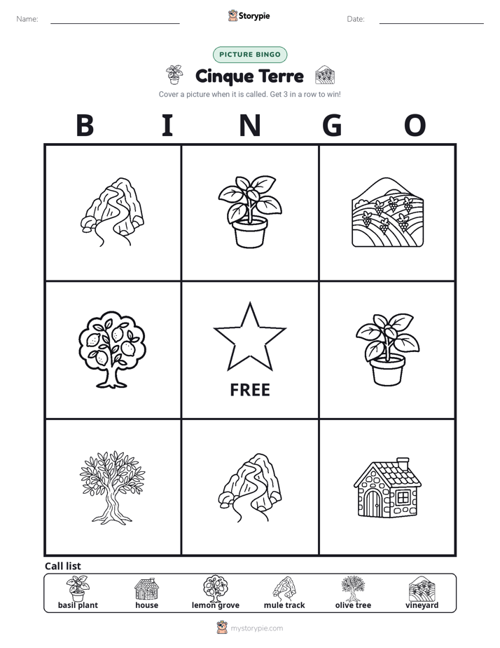 Picture Bingo