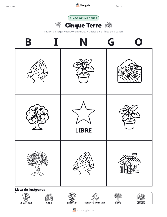 Bingo de Imágenes