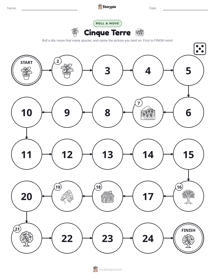 Roll & Move Game
