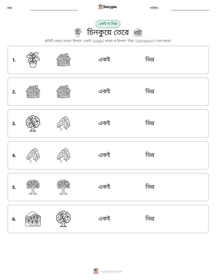 একই বা ভিন্ন
