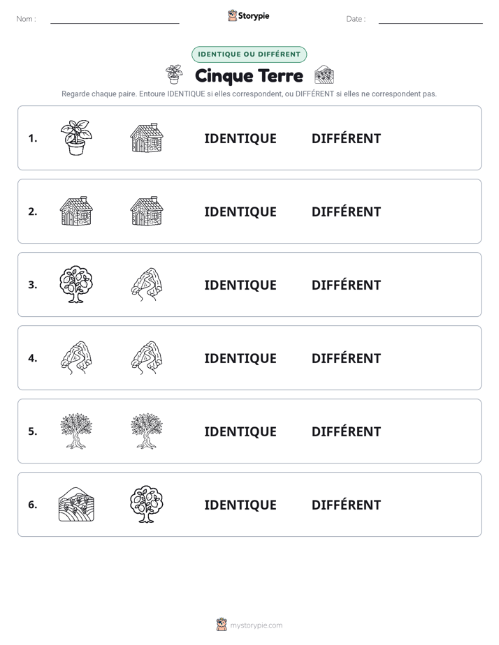 Identique ou Différent