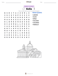 Anteprima della scheda stampabile di Sicilia