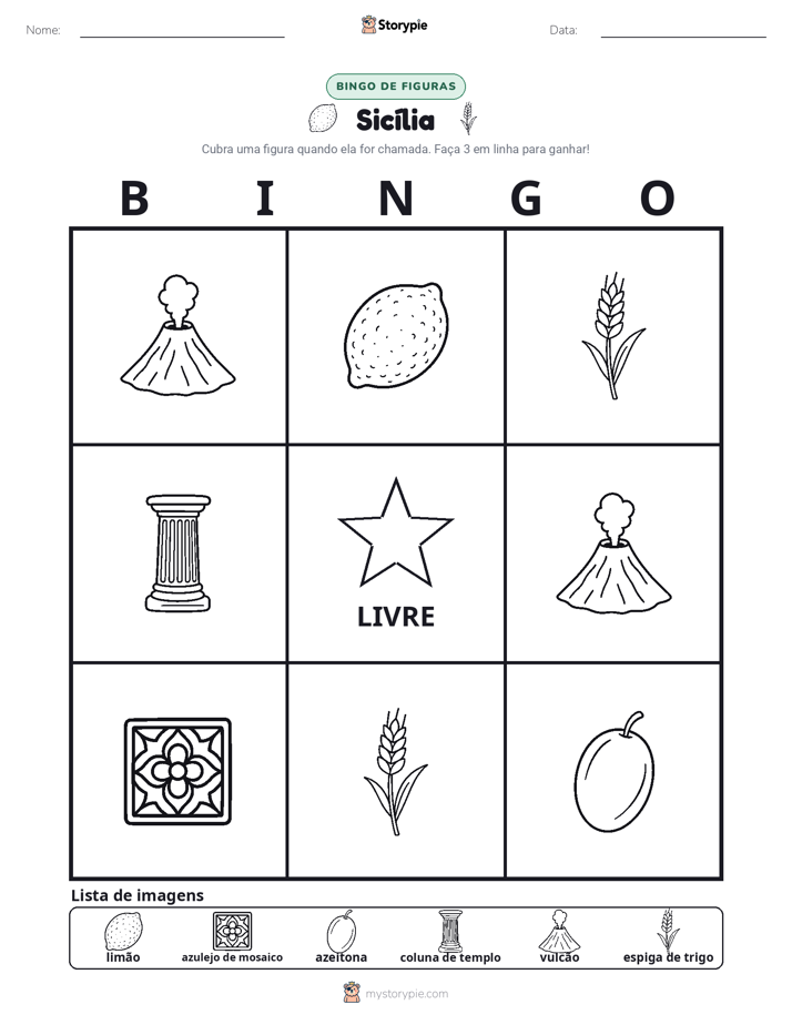 Bingo de Imagens