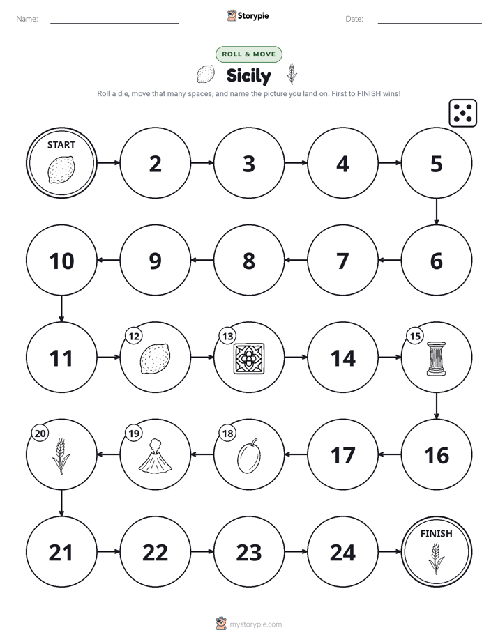Roll & Move Game