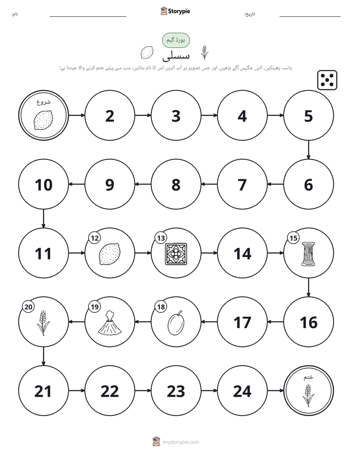 رول اور منتقل کریں کھیل
