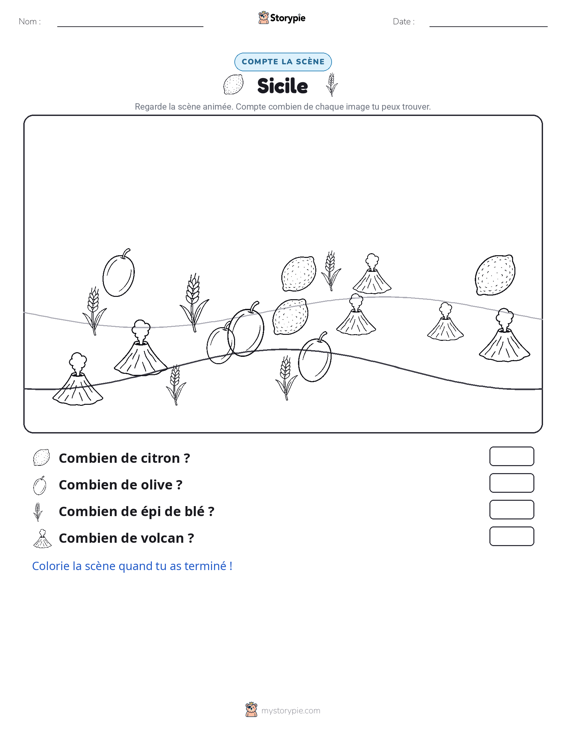 Scène de Comptage