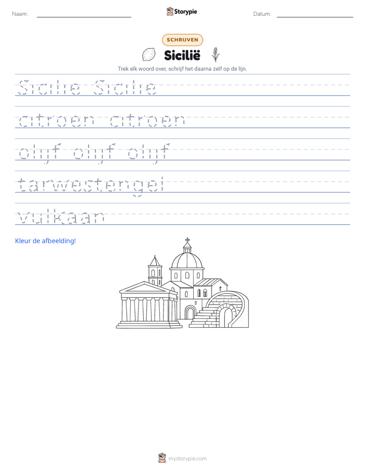 Schrijf Oefening