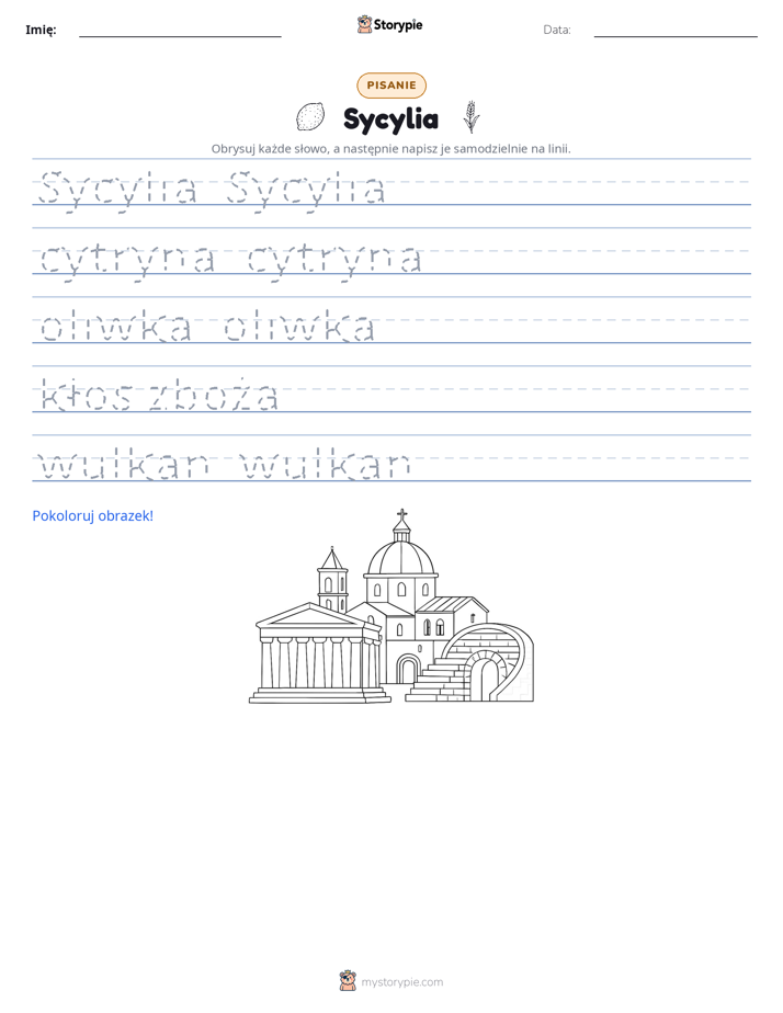 Ćwiczenie Pisania