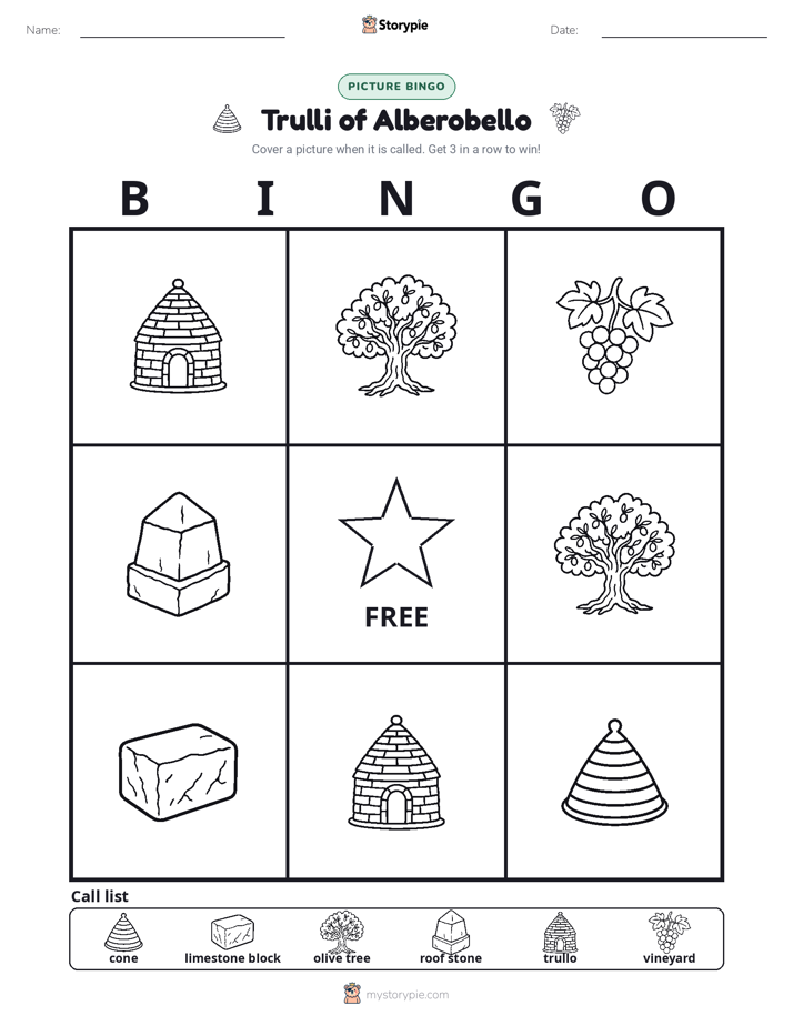 Picture Bingo