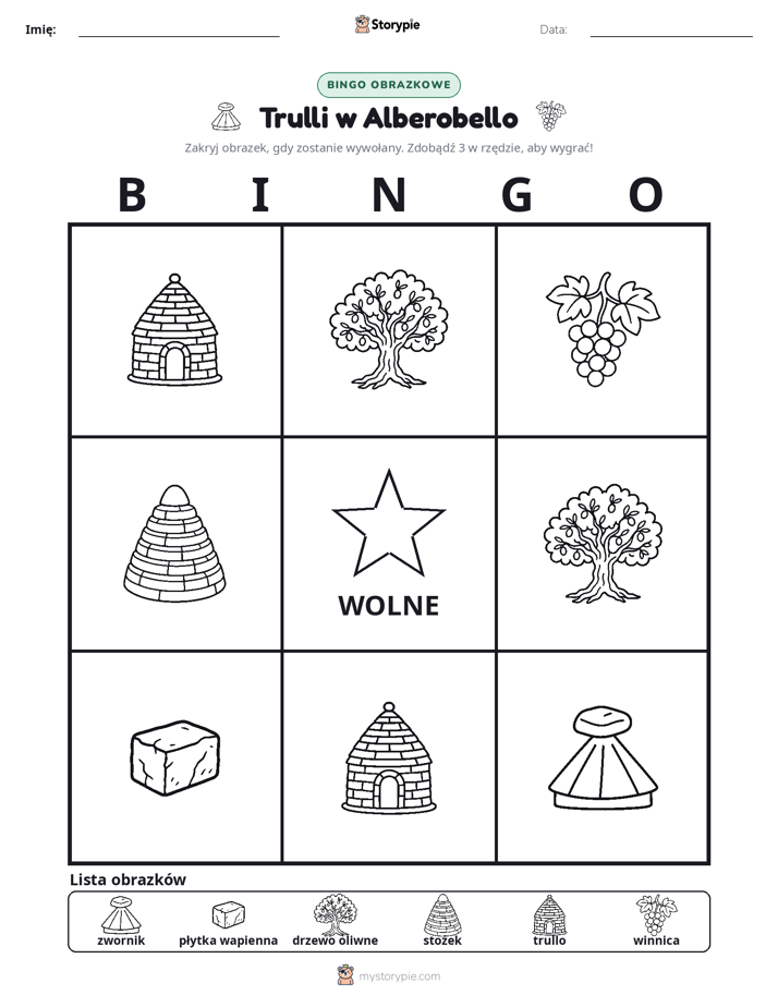 Bingo obrazkowe