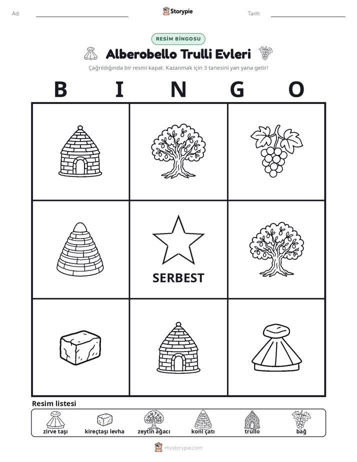 Resim Bingo