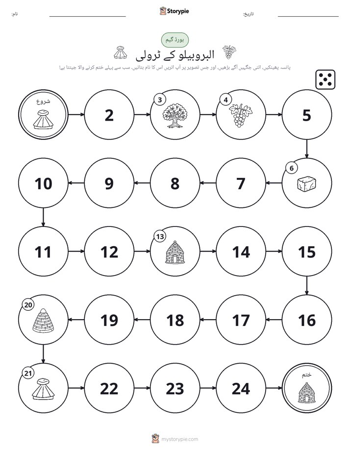 رول اور منتقل کریں کھیل