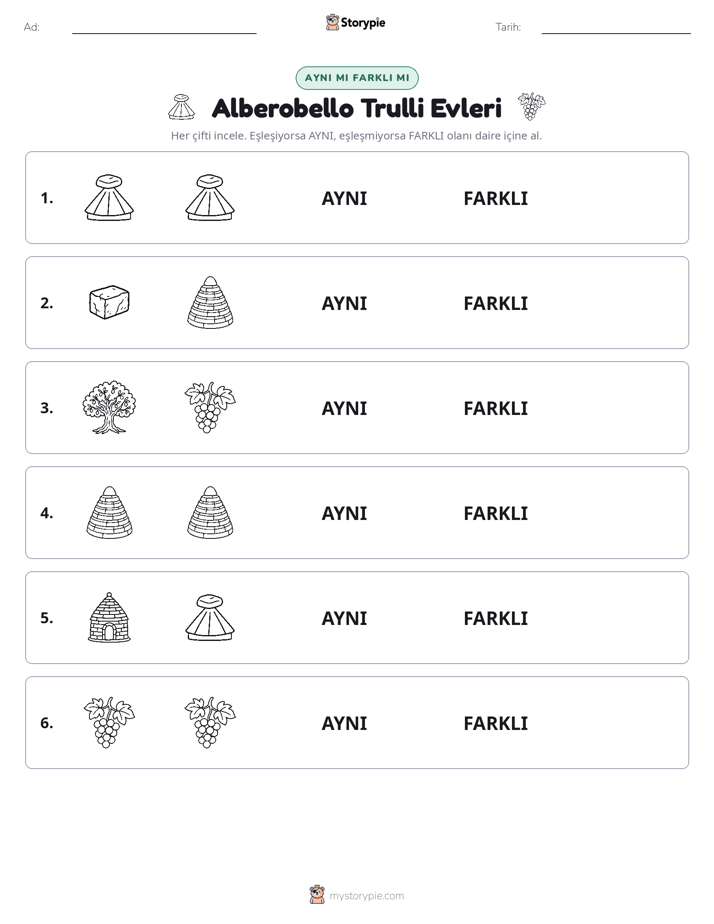 Aynı mı Farklı mı