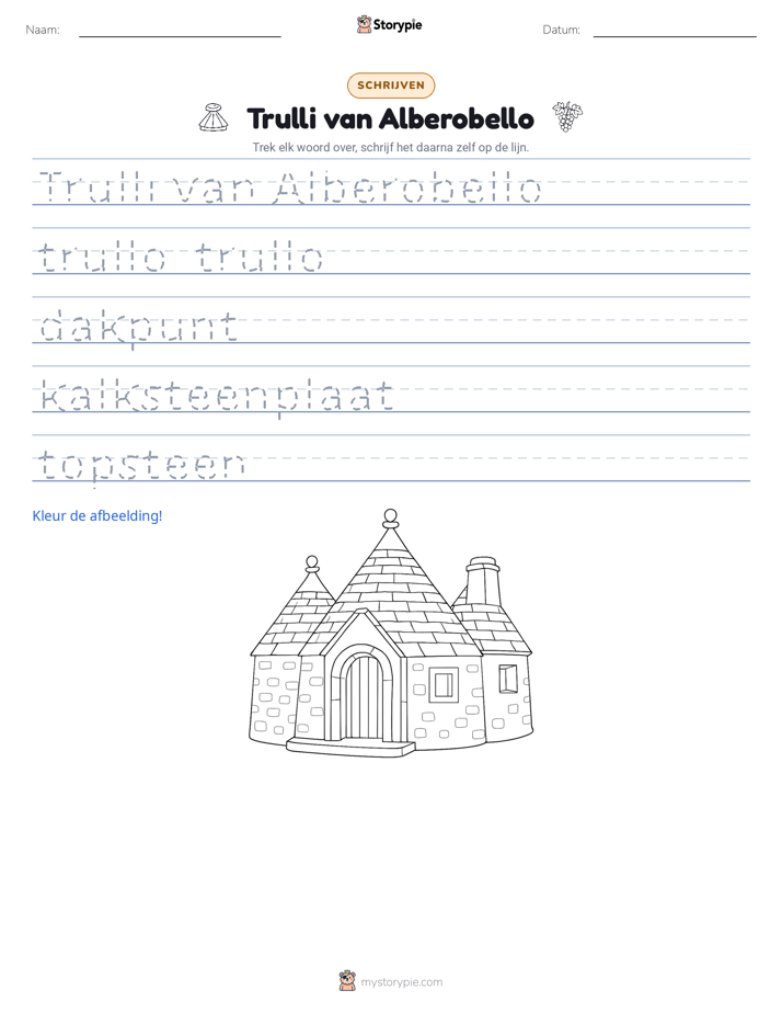 Schrijf Oefening