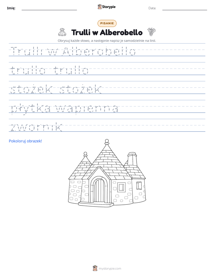 Ćwiczenie Pisania