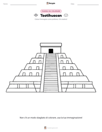 Anteprima della scheda stampabile di Teotihuacan
