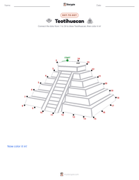 Teotihuacan printable worksheet preview