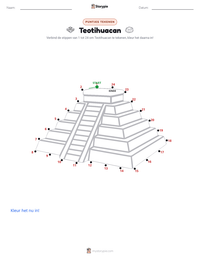 Teotihuacan afdrukbare werkblad voorbeeld