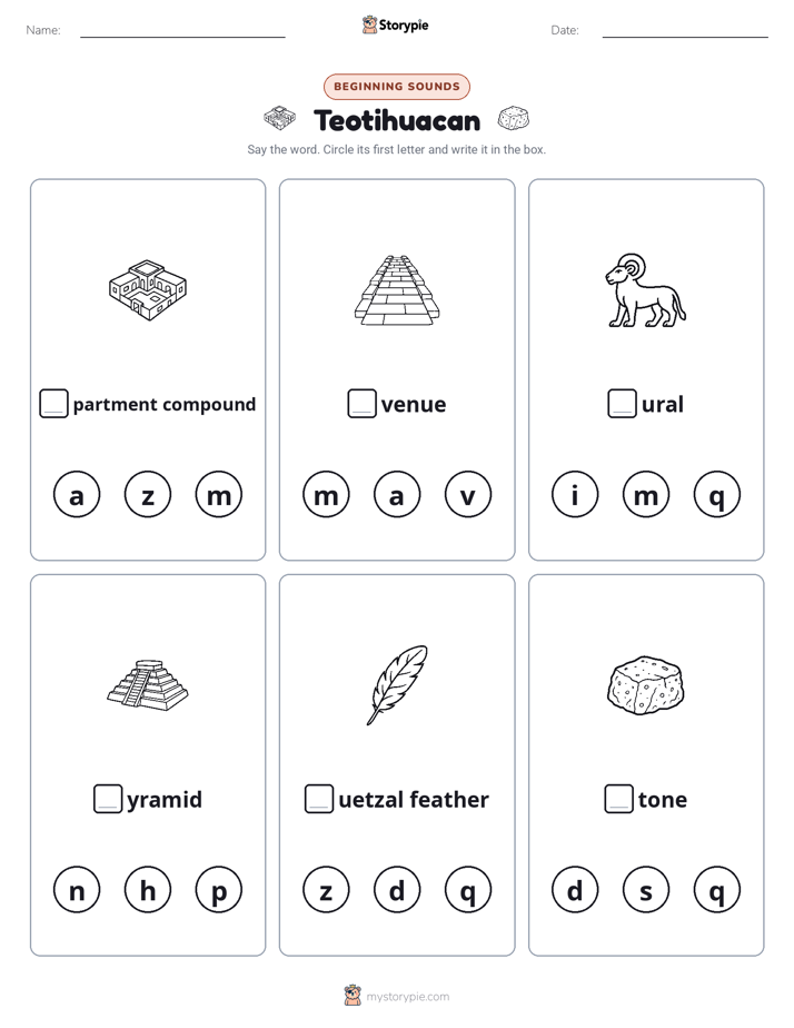 Beginning Sounds