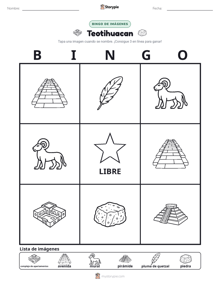 Bingo de Imágenes