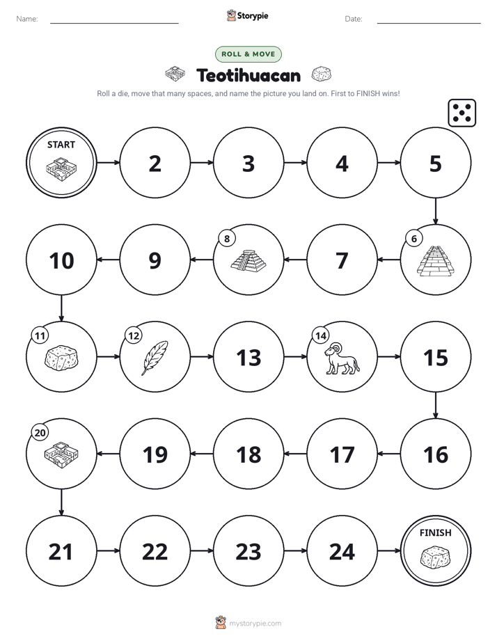 Roll & Move Game