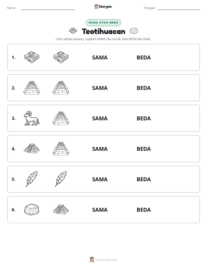Sama atau Berbeda