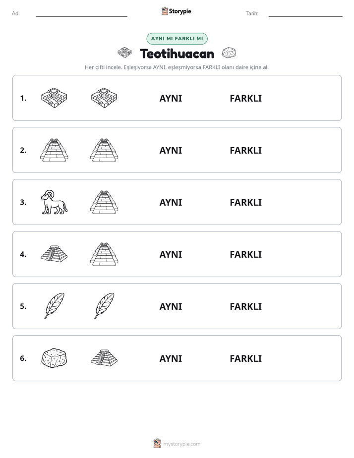 Aynı mı Farklı mı
