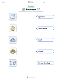 Palenque printable worksheet preview