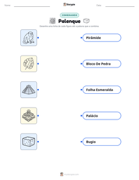 Prévia da folha de atividades imprimível Palenque
