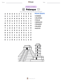 Anteprima della scheda stampabile di Palenque