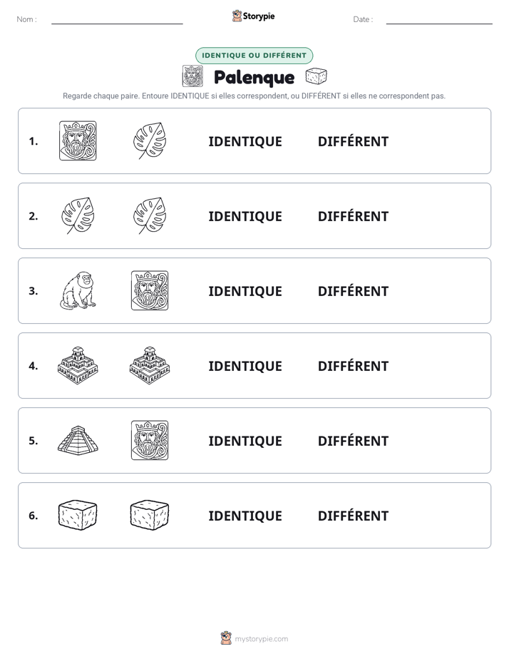 Identique ou Différent