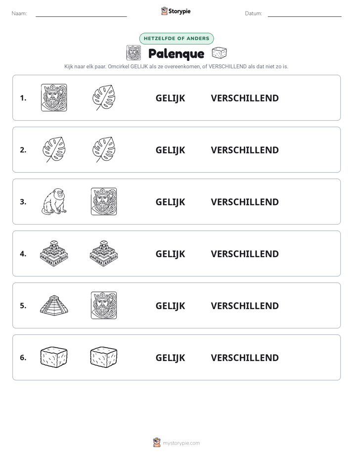 Zelfde of Verschillend