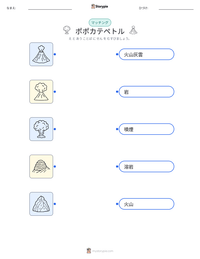 ポポカテペトル の印刷可能ワークシートプレビュー